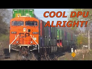 The Coolest DPU Alright Ever On A Train! Fast Union Pacific Train! Speed Of Train Checked w Radar!