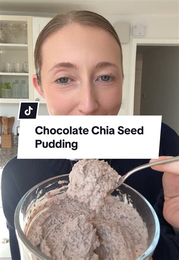 It’s not tuna!!! Cracking up that you guys all thought I was putting tuna on my waffles. Without further ado: here’s my chocolate chia seed pudding recipe 🤍 #nutritiontips #highfiber #highproteinmeals #healthyeating #nutritioncoach