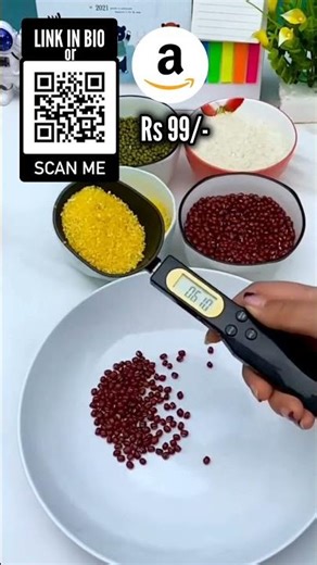 Digital spoon scale 500g/0.1g | Multi-unit measurement (g/oz/gn/ct) #shortsfeed #bestfinds #kitchen