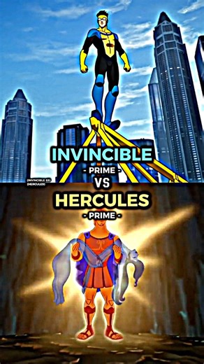 Invincible vs Hercules #shorts #short #invincible #hercules #animation #battle