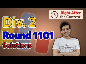 Codeforces Round 1101 (Div. 2) | Solutions by Arpa