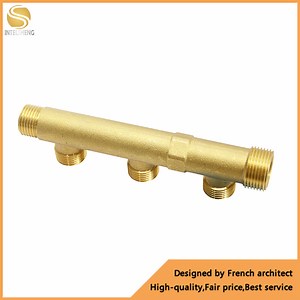 [Hot Item] 2-4 Way High Quality Brass Manifold Fitting with Flow Meters