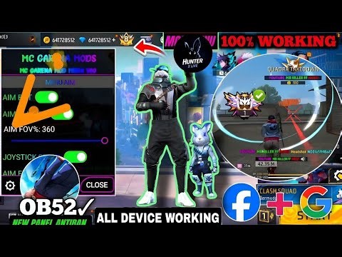 OB52 FREE FIRE MOD MENU 🔥 UNLIMITED DIAMOND HACK 🔥 FF MOD MENU APK 2026