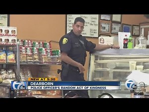 Police officer's random act of kindness