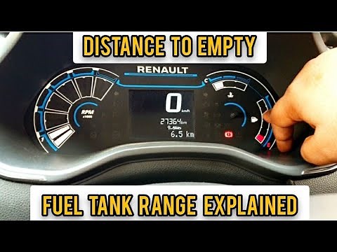 how FUEL TANK RANGE works? | DISTANCE TO EMPTY explained | sansCARi sumit