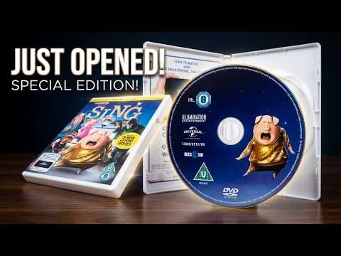 Sing (2016) DVD Unboxing – New & Sealed (UK)