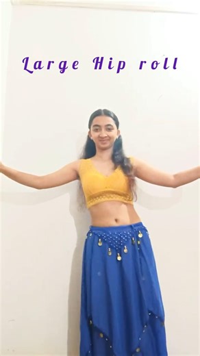 Large Hip Roll | Tutorial | Bellydance | Ananya Bora