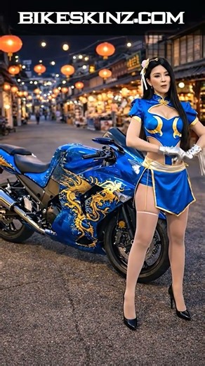 🌊 Chun Li ZX-10R Streetfighter dragon motorcycle wrap