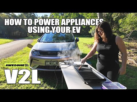 How to use V2L (Vehicle to Load) - Power Appliances Using Your EV