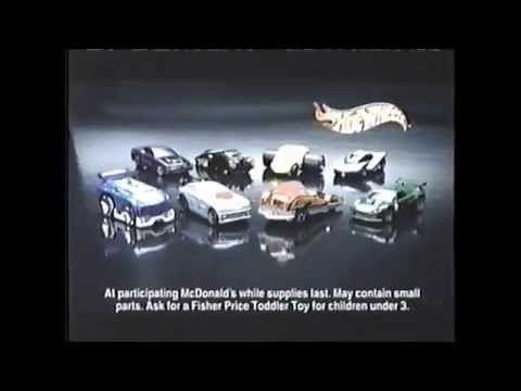 McDonalds Hot Wheels 2004 commercial