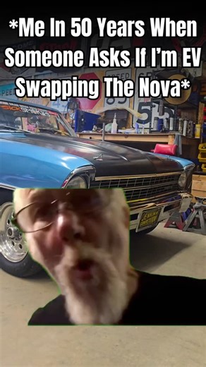 Give me gasoline or give me death 🫡😂 #projectcars #godriveit #carguyreels #chevy #fitech #musclecars | The Daily Misfire