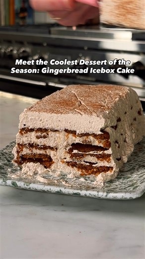 Food & Wine on Instagram: "Sorry, gingerbread man… there’s a cooler dessert in town. Make this Gingerbread Icebox Cake at the link in bio. 🎂: @pastryschiff, 🎥: @heddyhunt, @ambernicolebuck #iceboxcake #holidaydesserts #gingerbread"