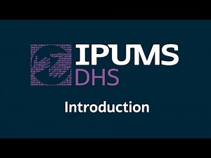 IPUMS DHS: Introduction