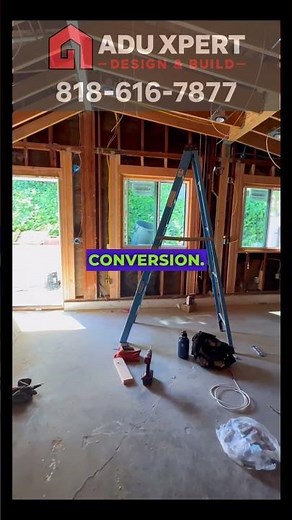 Garage conversion with vaulted ceiling | ADU XPERT