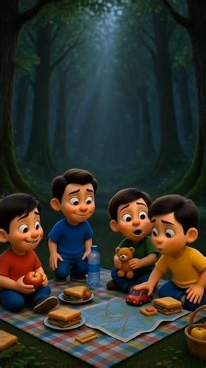 4 dost ki kahani #ai #kahani #shorts