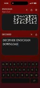 Enochian translator app