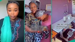 Lady receives her dream sewing machine from mum as birthday gift, shares price