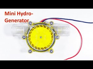 Mini Hydro-Generator, 12vDC (4K)