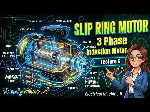 𝗦𝗹𝗶𝗽 𝗥𝗶𝗻𝗴 𝗜𝗻𝗱𝘂𝗰𝘁𝗶𝗼𝗻 𝗠𝗼𝘁𝗼𝗿 𝗘𝘅𝗽𝗹𝗮𝗶𝗻𝗲𝗱 | 𝗘𝗠-𝗜𝗜 | 𝗣𝗼𝗹𝘆𝘁𝗲𝗰𝗵𝗻𝗶𝗰 | 𝗟𝗲𝗰𝘁𝘂𝗿𝗲 𝟲