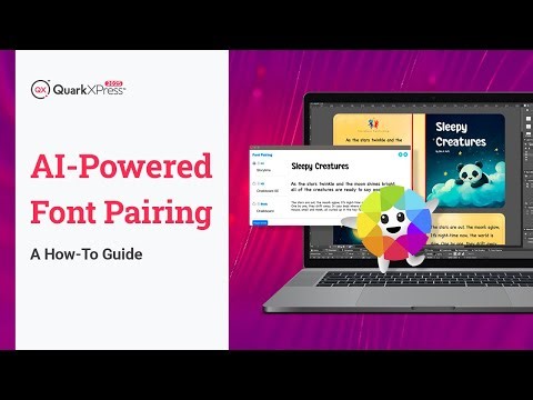 How to use AI-Powered Font Pairing in QuarkXPress 2025 - Typography Made Easy