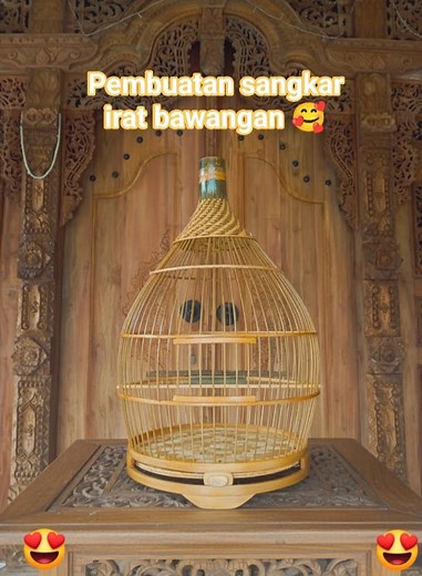 870 reactions · 17 shares | #tutorial pembuatan sangkar irat bawangan untuk burung perkutut sangkar klasik ciamik 殺#tutorial #craftingabamboo #vidiovod #viral #fyp | Riezno Kinol | Facebook