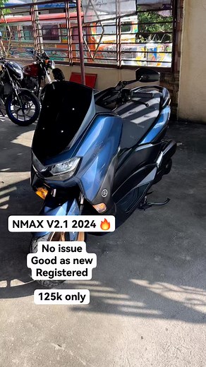 14K views · 119 reactions | Yamaha Nmax 155 V2.1 ( Limited Blue ) Abs Keyless Tcs 2024 model 3 years reg/ Plaka 7k plus odo unli scan! Good as new All stock Engine All working Remote Compartment key Naka Pipe nadin and Radiator Cover | KM Motorcycle Trading | Facebook