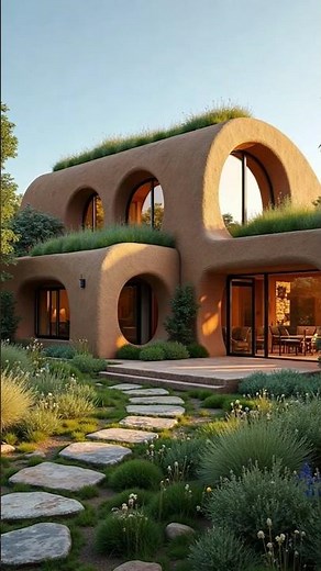 This Natural Mud House Feels Like Paradise! 🌿✨ #EarthHome