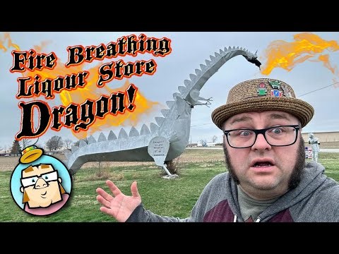 Indianapolis Statue of Liberty Museum - Fire Breathing Liquor Store Dragon - Plus More Roadside Fun!
