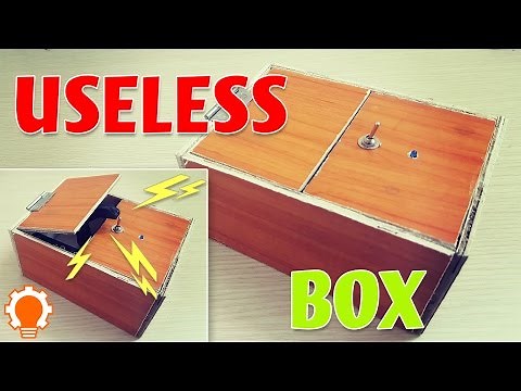 How to make a useless box machine simply? (DIY)