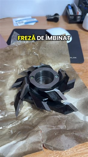 3-Piece 45° Lock Miter Cutter Set, 40 mm Working Range, Bore Type HSS M2 #woodworking #millingcutter #carpentry