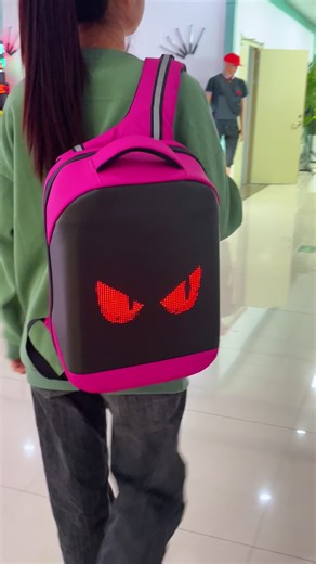 P3.75 64*64 Pixel Backpack RGB Clear Display Laptop LED Bag Advertising Dynamic Display Led Backpack Cool Luminous School Bag
