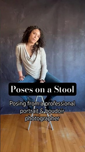 How To Pose On A Stool