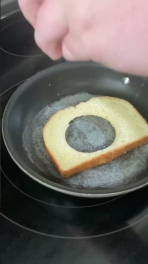 Chocolate uncrustable with egg toast