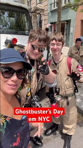 Dia de Ghostbuster’s em NYC comemora 41 anos do filme e todos se vestem de caça fantasmas!