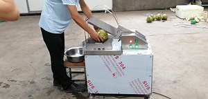 Fully Electric and Automatic Cut Coconut Machine Coconut Cutter Cutting Machine