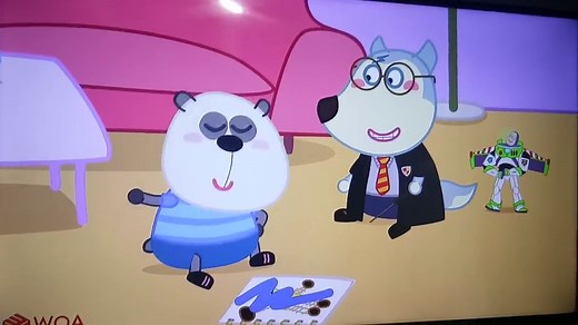 Wolfoo, an awful peppa pig ripoff on yt that uses stolen audio from peppa pig itself