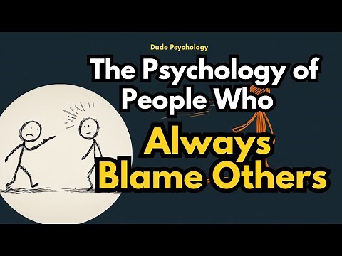 The Psychology of People Who Always Blame Others