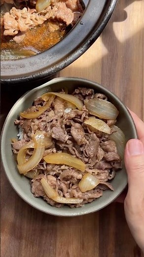 gyudon (beef bowl) #japanesefood #easyrecipe