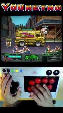 Alien Storm 1990 Retro ARCADE Game 60fps Short GAMEPLAY