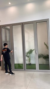 2.7K views · 2.3K reactions | Aluminum Folding Door: Durability Meets DesignStrong, lightweight, and space-saving. Perfect for modern homes and offices. #AluminumDoors #FoldingDoors #aluminum | Window Home | Facebook