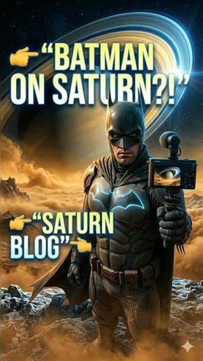 Batman on Saturn....... #batman #english #dccomics #superhero #usashorts #theflash #thebatman