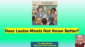 Does Dr. Louisa Moats Not Know Better?