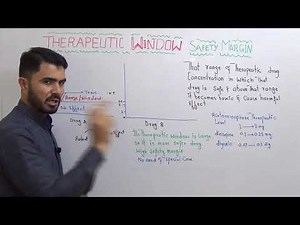 Therapeutic window or drugs safety margin Basic pharmacology in Urdu Hindi By Dr.A Hadi