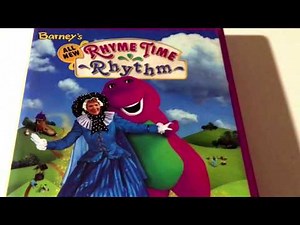Barney's * Rhyme Time Rhythm * Live Action * VHS Movie Collection
