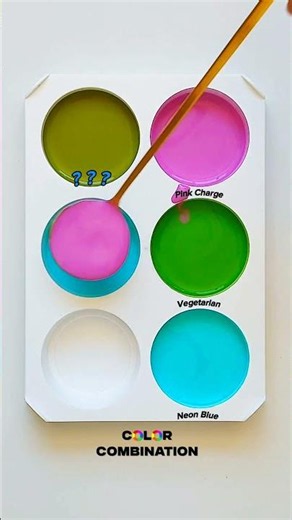 Can You Guess the Color Mix? (Easy to Hard) 🎨 #ColorMixing #Satisfying
