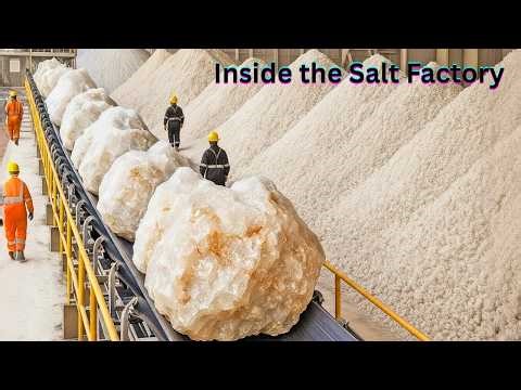 Inside a High-Tech Salt Processing Factory You’ve Never Seen Before 🧂 (Full Process)