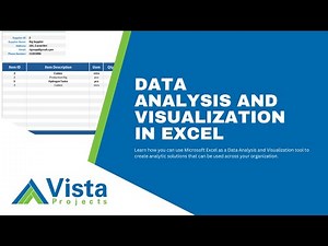 Data Analysis and Visualization In Excel