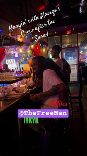 Hangin’ with Masego’s band! #TheFreeMan #deepellum #freeman #NileHargrove
