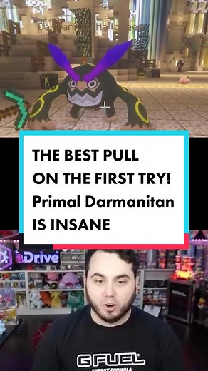 THE BEST PULL ON THE FIRST TRY! Primal Darmanitan IS INSANE #pokemon #minecraft #minecraftmods #pixelmon #darmanitan #primal #pokemontiktok #pokemonscarlet #shiny