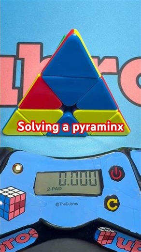 Solving a pyraminx #popular #trends #shorts #viralvideos #viral #trendingshorts #pyraminx #trending